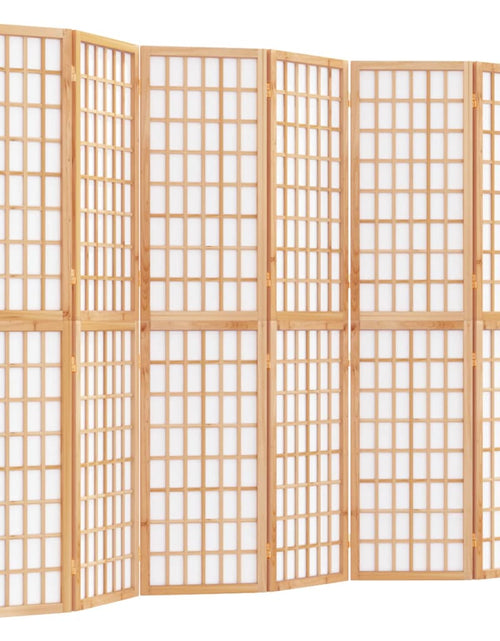 Încărcați imaginea în vizualizatorul Galerie, Paravan pliabil de cameră, 6 panouri, 240x170 cm, stil japonez - Lando
