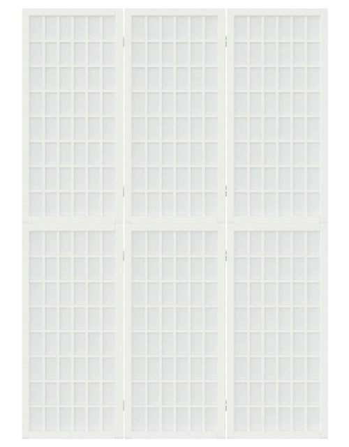 Загрузите изображение в средство просмотра галереи, Paravan pliabil de cameră 3 panouri alb 120x170 cm stil japonez - Lando
