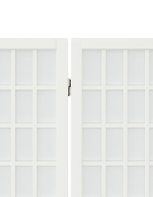 Încărcați imaginea în vizualizatorul Galerie, Paravan pliabil de cameră 3 panouri alb 120x170 cm stil japonez - Lando
