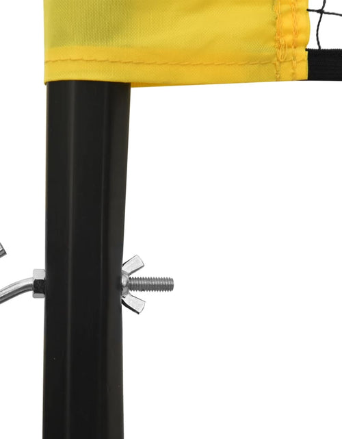 Загрузите изображение в средство просмотра галереи, Plasă de badminton, galben și negru, 600x155 cm, țesătură PE Lando - Lando
