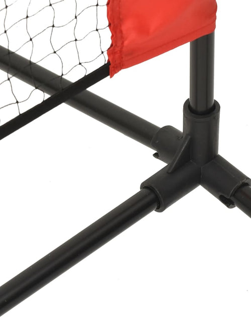Încărcați imaginea în vizualizatorul Galerie, Plasă de tenis, negru și roșu, 300x100x87 cm, poliester Lando - Lando
