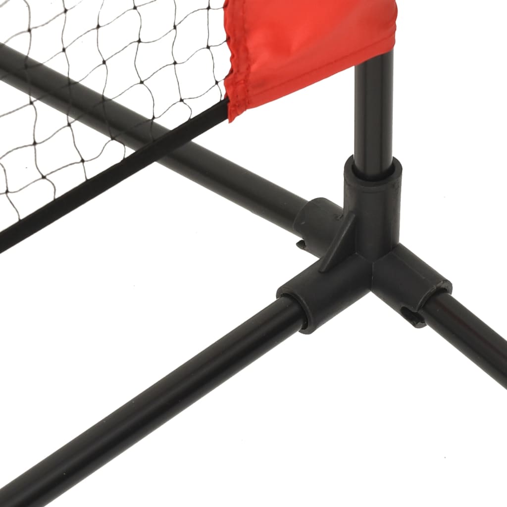 Plasă de tenis, negru și roșu, 400x100x87 cm, poliester Lando - Lando