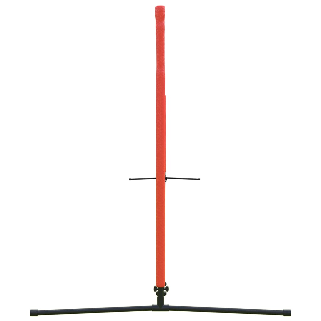 Plasă de tenis, negru și roșu, 500x100x87 cm, poliester Lando - Lando