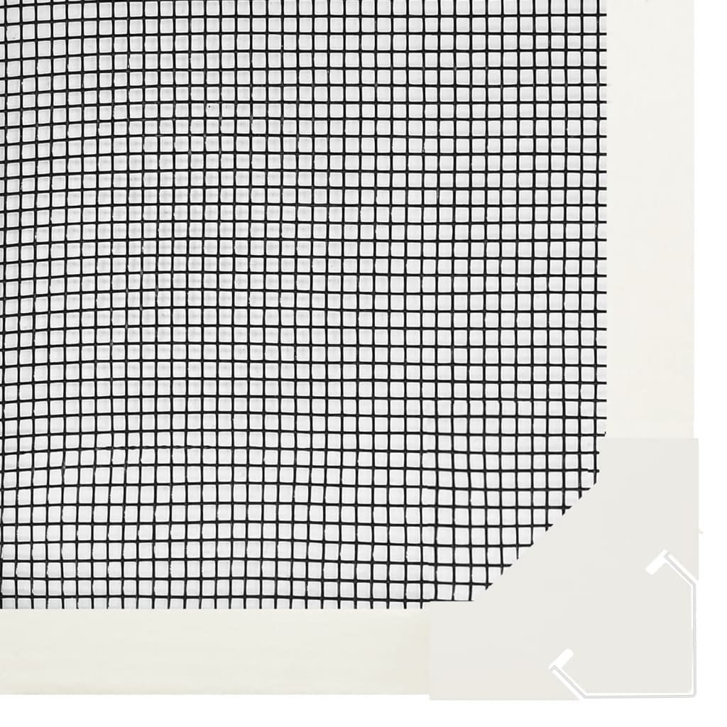 Plasă insecte magnetică pentru ferestre, alb, 120x140 cm Lando - Lando