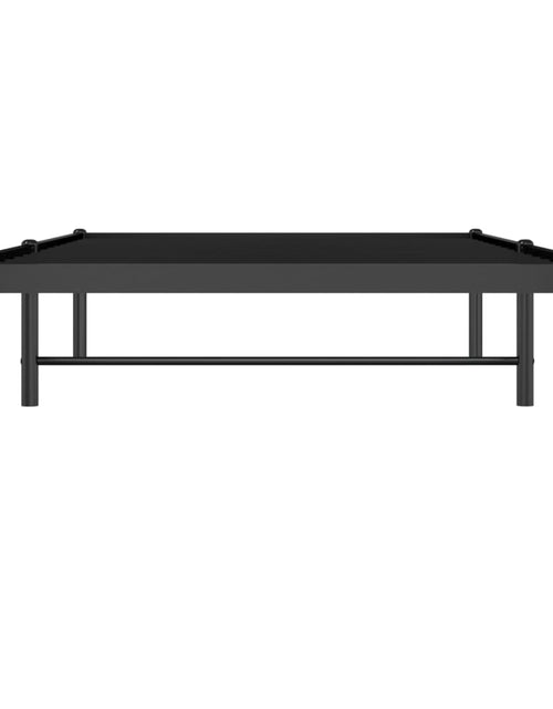 Încărcați imaginea în vizualizatorul Galerie, Cadru pat metalic, negru, 90x190 cm - Lando
