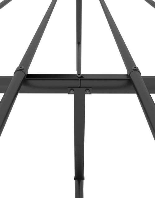 Încărcați imaginea în vizualizatorul Galerie, Cadru pat metalic cu tăblie de cap/picioare, negru, 120x200 cm - Lando
