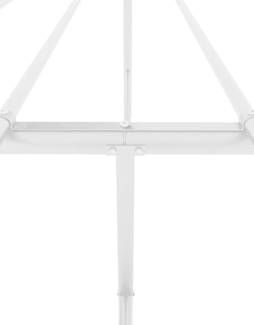 Încărcați imaginea în vizualizatorul Galerie, Cadru pat metalic, alb, 180x200 cm - Lando
