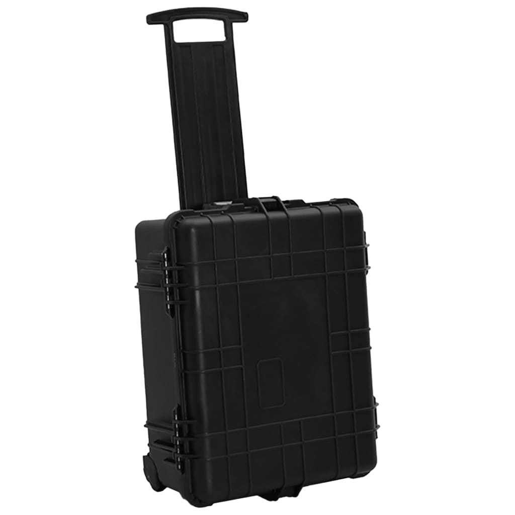 Bagaj de zbor cu roți, negru, 58x45x27 cm, PP - Lando