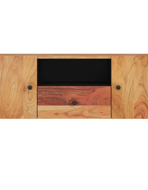 Încărcați imaginea în vizualizatorul Galerie, Dulap TV, 105x33,5x46 cm, lemn masiv de acacia&amp;lemn prelucrat Lando - Lando
