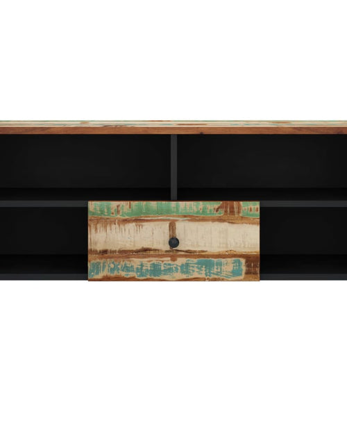 Încărcați imaginea în vizualizatorul Galerie, Dulap TV, 100x33x46 cm, lemn masiv reciclat&amp;lemn prelucrat Lando - Lando
