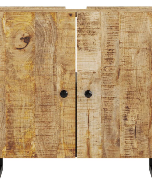 Загрузите изображение в средство просмотра галереи, Dulap de chiuvetă 62x33x58 cm lemn masiv mango &amp; lemn compozit - Lando
