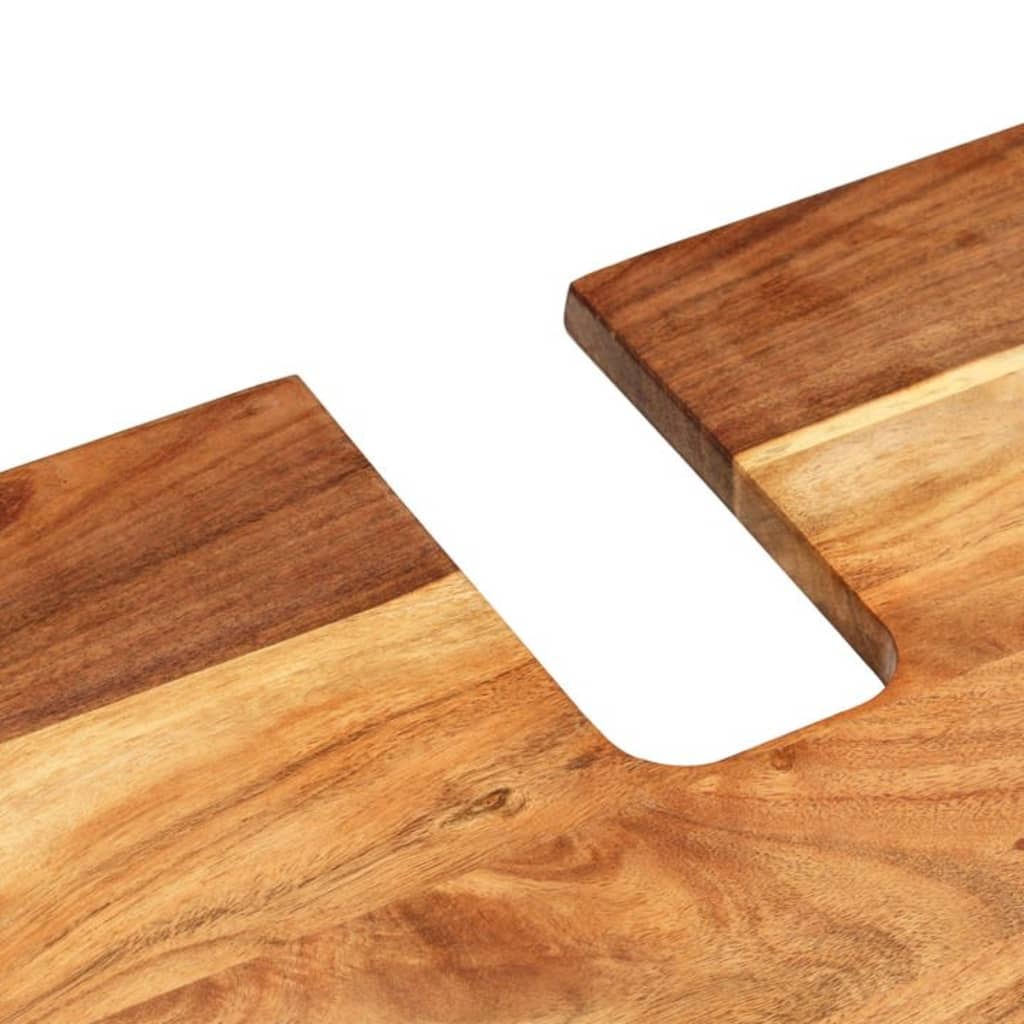 Dulap de chiuvetă 62x33x58 cm lemn masiv acacia & lemn compozit - Lando