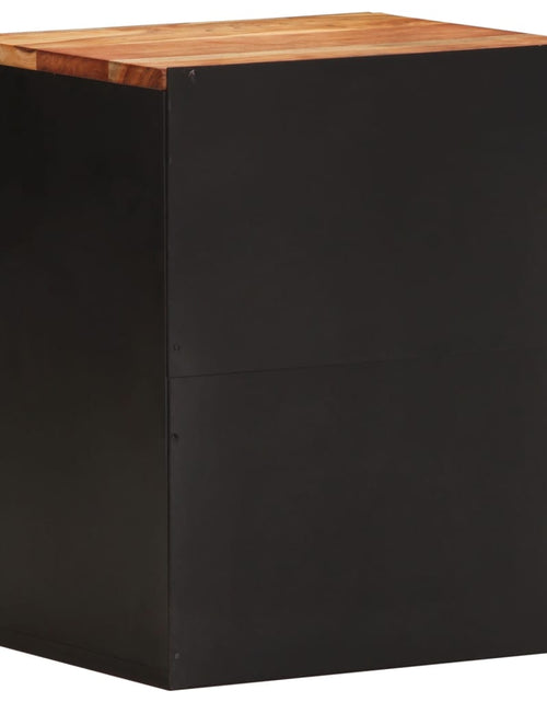 Загрузите изображение в средство просмотра галереи, Dulap de perete de baie, 38x33x48 cm, lemn masiv de acacia - Lando
