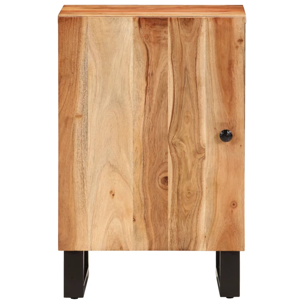 Dulap de baie, 38x33x58 cm, lemn masiv de acacia - Lando
