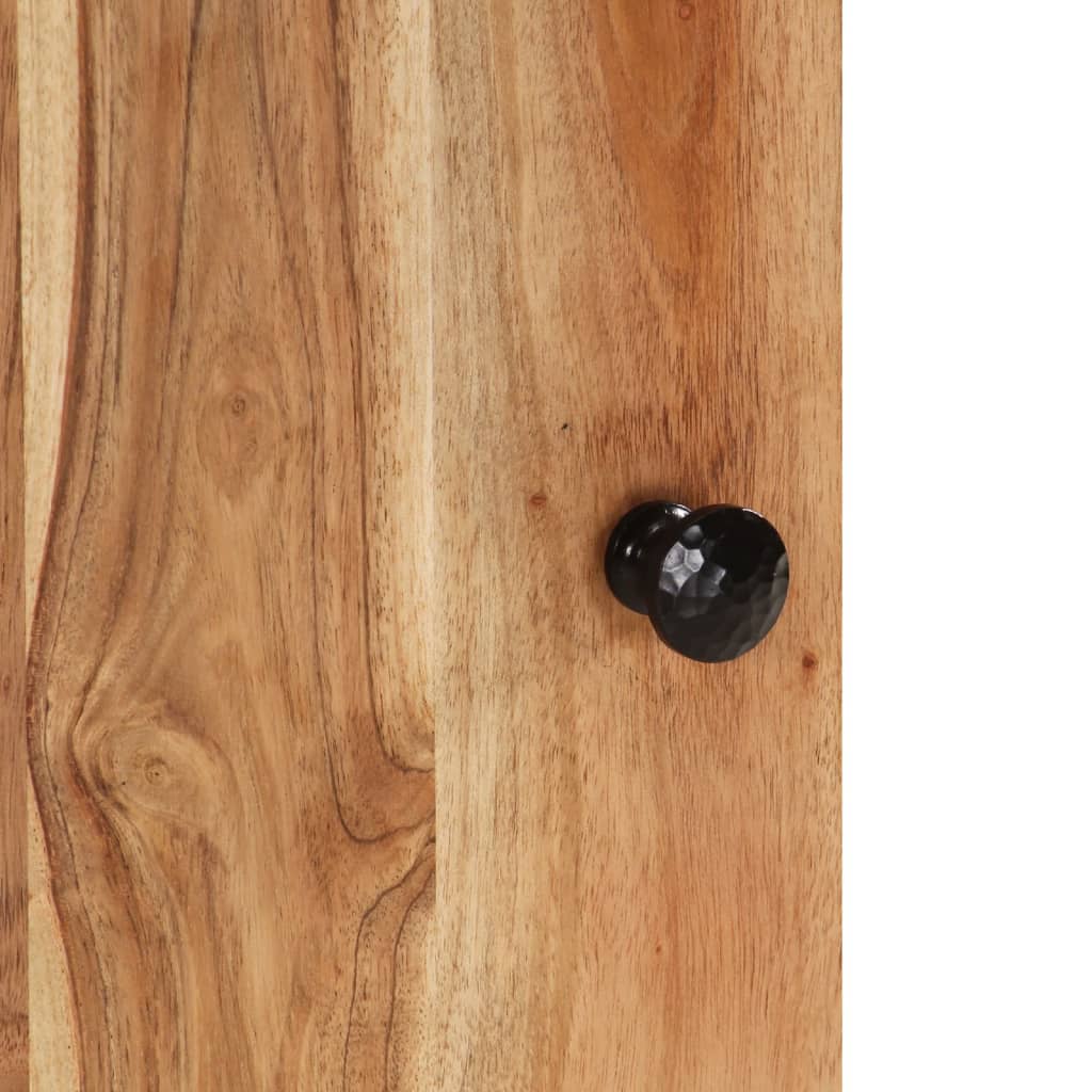 Dulap de baie, 38x33x58 cm, lemn masiv de acacia - Lando