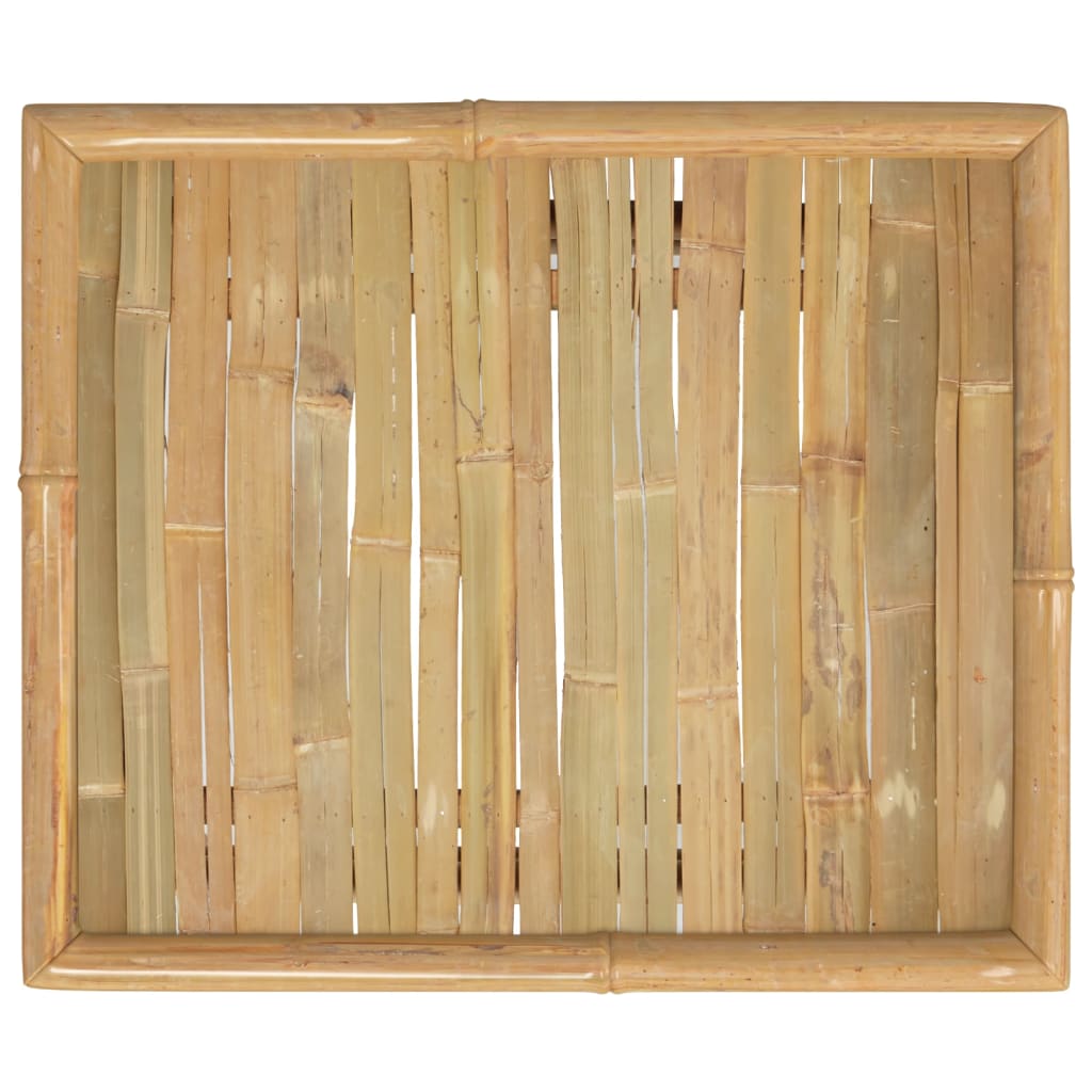 Masă de grădină, 65x55x30 cm, bambus - Lando