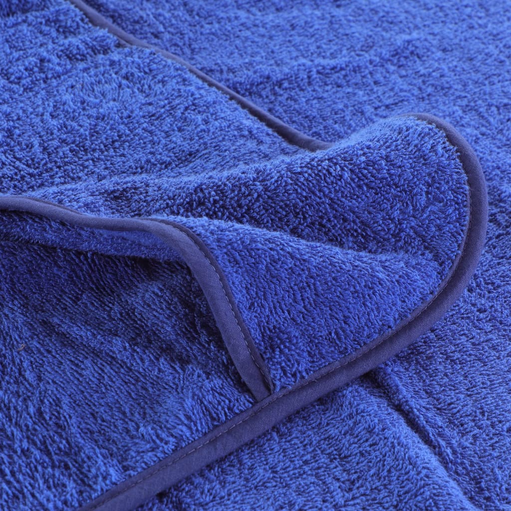 Prosoape de plajă, 2 buc., albastru, 60x135 cm, textil 400 GSM - Lando