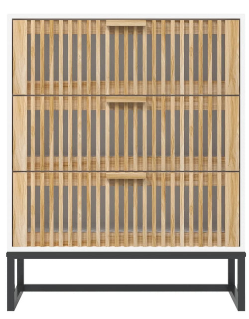 Încărcați imaginea în vizualizatorul Galerie, Servantă, alb, 60x30x75 cm, lemn prelucrat - Lando
