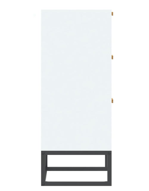 Загрузите изображение в средство просмотра галереи, Servantă, alb, 60x30x75 cm, lemn prelucrat - Lando

