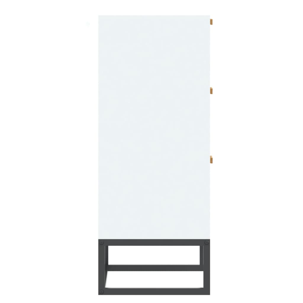 Servantă, alb, 60x30x75 cm, lemn prelucrat - Lando
