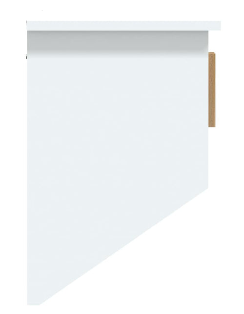 Загрузите изображение в средство просмотра галереи, Dulap de perete cu cârlige, alb, 80x24x35,5 cm, lemn prelucrat - Lando
