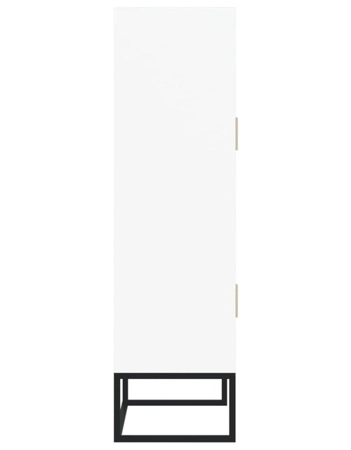 Încărcați imaginea în vizualizatorul Galerie, Dulap înalt, alb, 70x35x125 cm, lemn prelucrat - Lando
