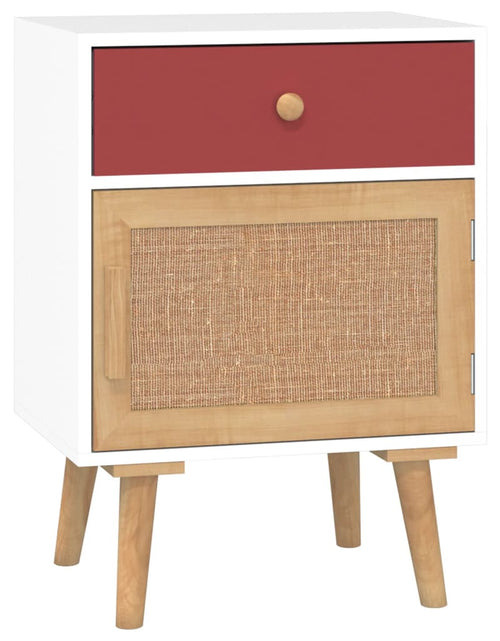 Загрузите изображение в средство просмотра галереи, Noptiere, 2 buc, alb, 40x30x55 cm, lemn prelucrat - Lando
