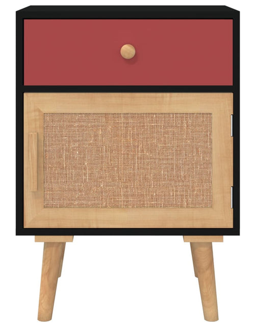 Încărcați imaginea în vizualizatorul Galerie, Noptiere, 2 buc, negru, 40x30x55 cm, lemn prelucrat - Lando
