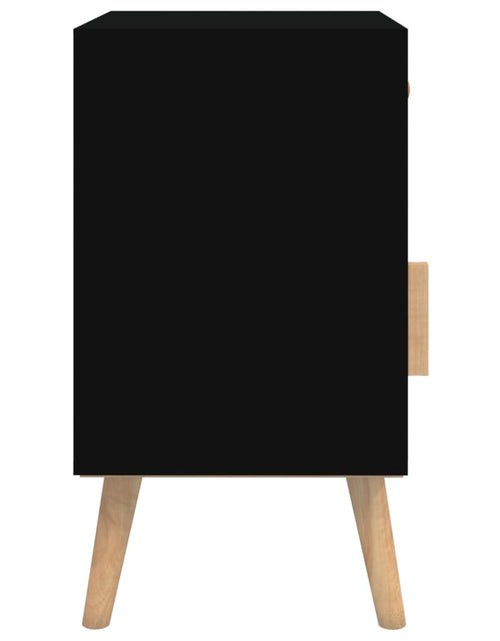 Загрузите изображение в средство просмотра галереи, Noptiere, 2 buc, negru, 40x30x55 cm, lemn prelucrat - Lando
