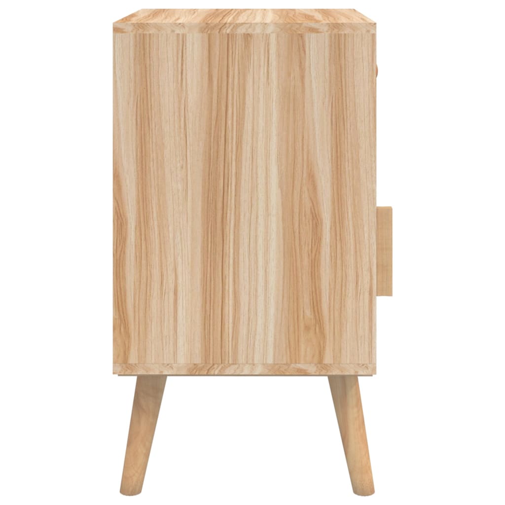 Noptiere, 2 buc, 40x30x55 cm, lemn prelucrat - Lando