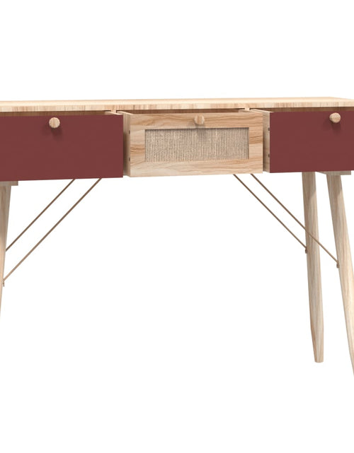 Încărcați imaginea în vizualizatorul Galerie, Masă consolă cu sertare, 105x30x75 cm, lemn prelucrat - Lando
