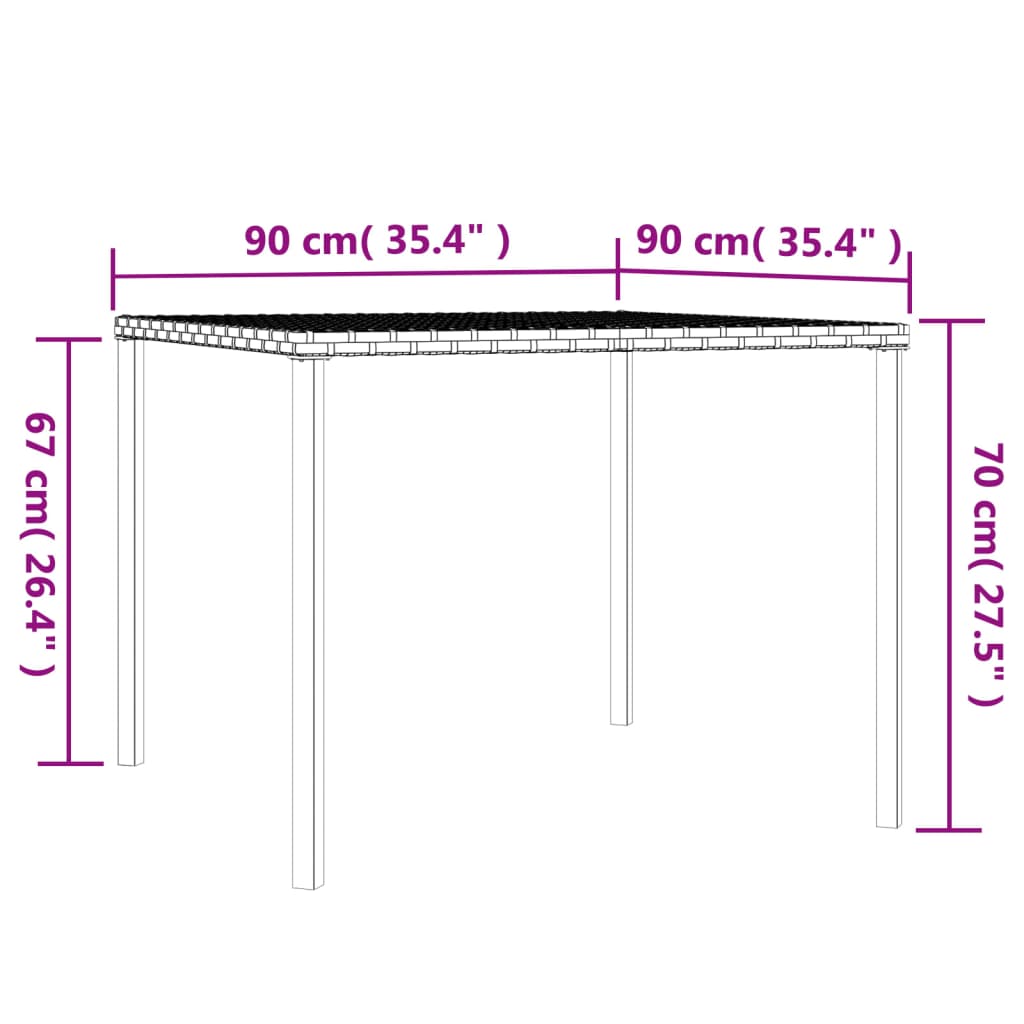 Set mobilier de grădină cu perne, 2 piese, gri, poliratan Lando - Lando