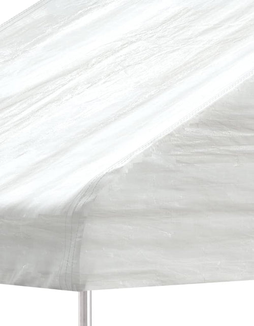 Загрузите изображение в средство просмотра галереи, Foișor cu acoperiș, alb, 4,08x2,23x3,22 m, polietilenă Lando - Lando
