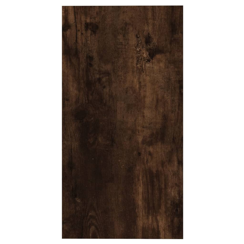 Masă laterală, stejar fumuriu, 50x26x50 cm, lemn compozit Lando - Lando