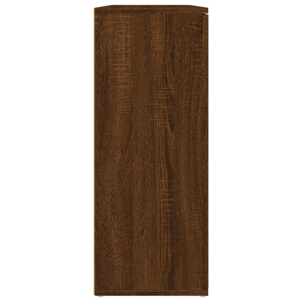 Servantă, stejar maro, 91x29,5x75 cm, lemn prelucrat Lando - Lando