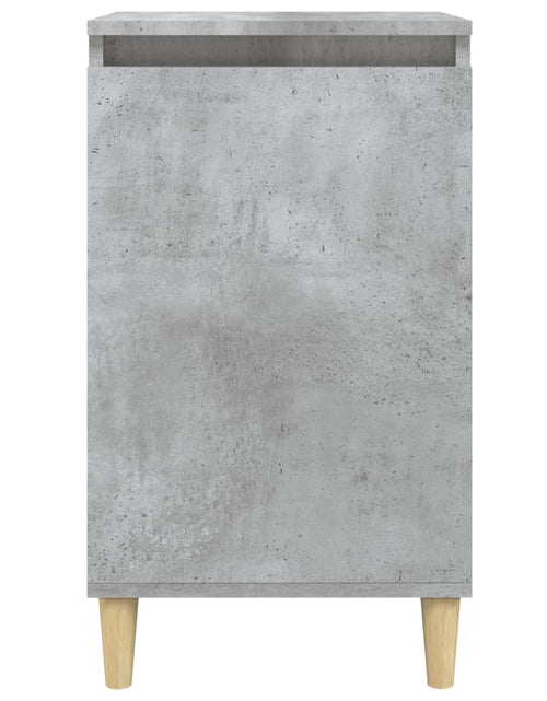 Загрузите изображение в средство просмотра галереи, Noptiere, 2 buc., gri beton, 40x35x70 cm, lemn prelucrat - Lando
