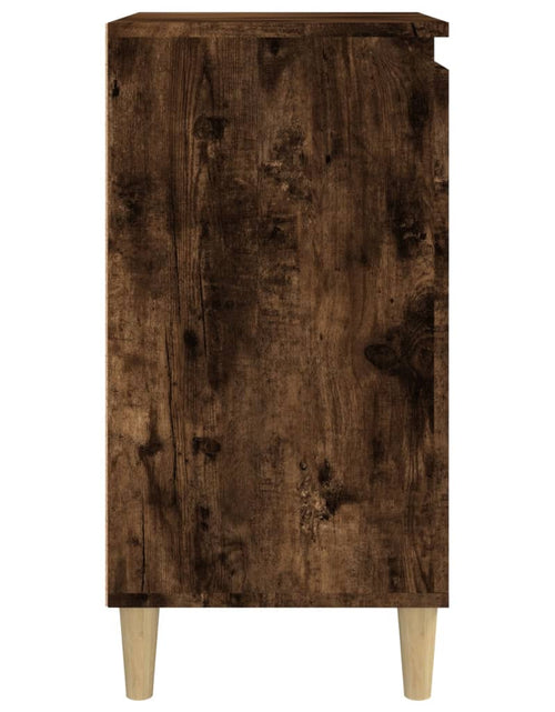 Încărcați imaginea în vizualizatorul Galerie, Noptieră, stejar afumat, 40x35x70 cm, lemn prelucrat - Lando
