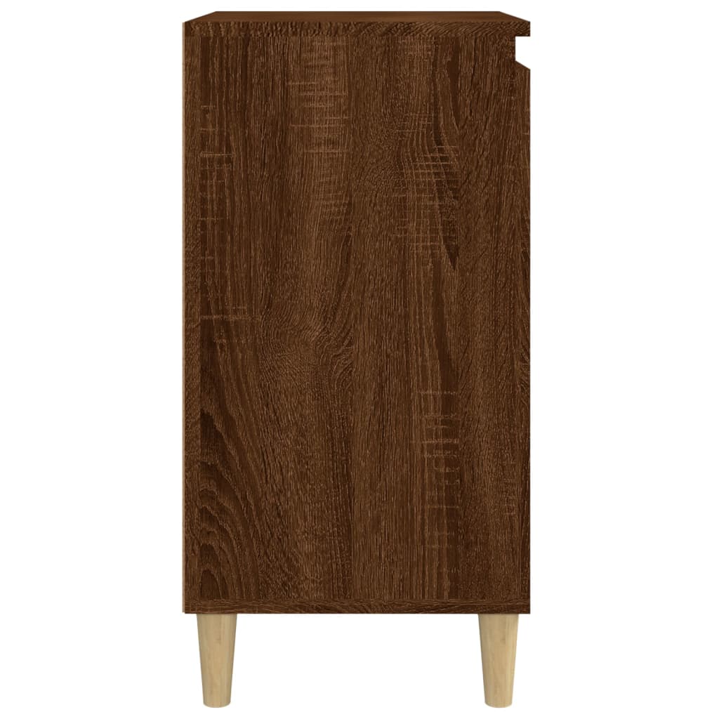 Noptiere, 2 buc., stejar maro, 40x35x70 cm, lemn prelucrat - Lando