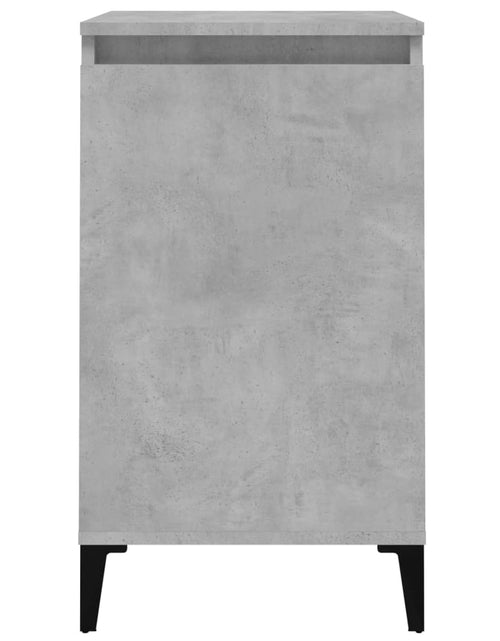 Încărcați imaginea în vizualizatorul Galerie, Noptieră, gri beton, 40x35x70 cm, lemn prelucrat - Lando
