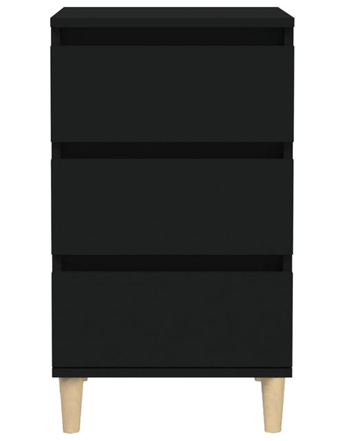 Загрузите изображение в средство просмотра галереи, Noptieră, negru, 40x35x70 cm, lemn prelucrat - Lando
