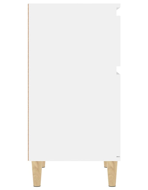 Загрузите изображение в средство просмотра галереи, Noptieră, alb extralucios, 40x35x70 cm - Lando
