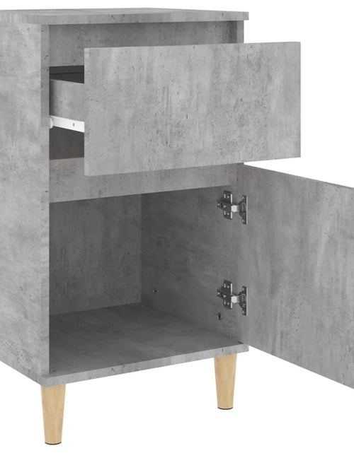 Загрузите изображение в средство просмотра галереи, Noptiere, 2 buc., gri beton, 40x35x70 cm - Lando
