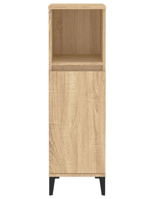 Încărcați imaginea în vizualizatorul Galerie, Dulap de baie, stejar sonoma, 30x30x100 cm, lemn prelucrat - Lando
