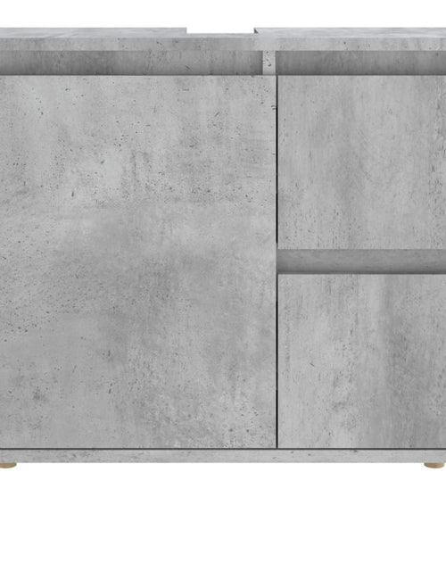 Încărcați imaginea în vizualizatorul Galerie, Dulap de baie, gri beton, 65x33x60 cm, lemn prelucrat - Lando

