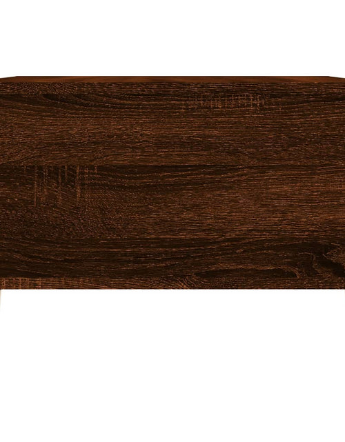 Загрузите изображение в средство просмотра галереи, Măsuță de cafea, stejar maro, 55x55x36,5 cm, lemn prelucrat Lando - Lando
