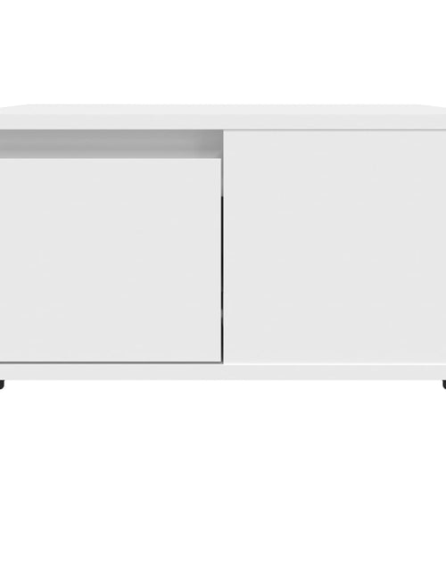 Загрузите изображение в средство просмотра галереи, Măsuță de cafea, alb, 55x55x36,5 cm, lemn prelucrat Lando - Lando
