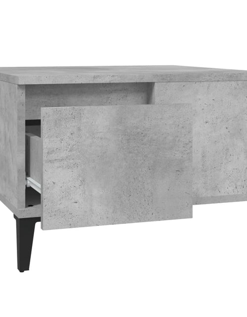 Загрузите изображение в средство просмотра галереи, Măsuță de cafea, gri beton, 55x55x36,5 cm, lemn prelucrat Lando - Lando
