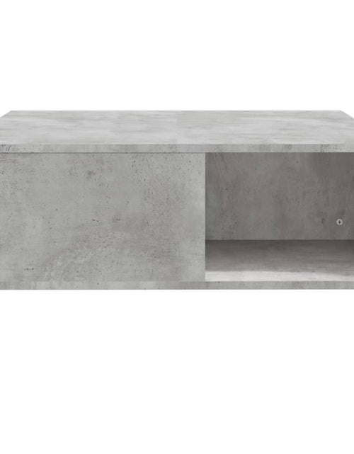 Încărcați imaginea în vizualizatorul Galerie, Măsuță de cafea, gri beton, 80x80x36,5 cm, lemn prelucrat Lando - Lando
