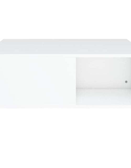 Загрузите изображение в средство просмотра галереи, Măsuță de cafea, alb, 80x80x36,5 cm, lemn prelucrat Lando - Lando
