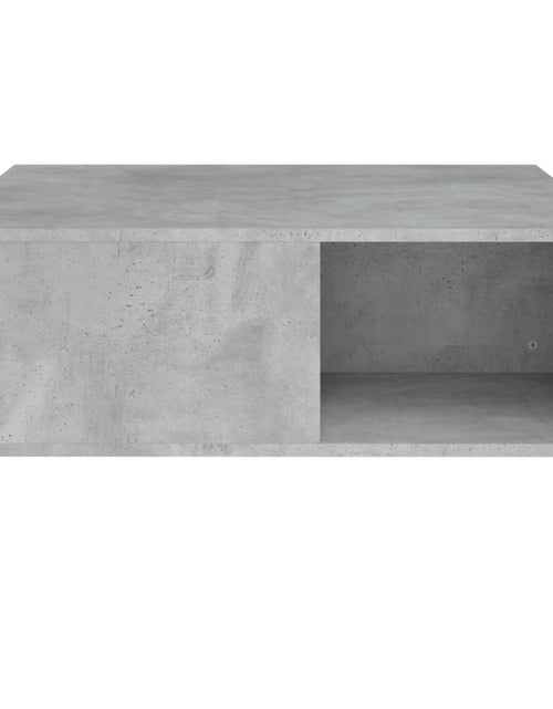 Загрузите изображение в средство просмотра галереи, Măsuță de cafea, gri beton, 80x80x36,5 cm, lemn prelucrat Lando - Lando
